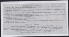 HÜRRİYET BÜYÜK PİYANGO 64.ÇEKİLİŞ