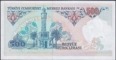 7.EMİSYON 1.TERTİP 500 LİRA B11 904300 ÇİLALTI ÇİL