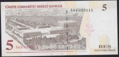 8.EMİSYON 5 YTL A64 050111 ÇİL