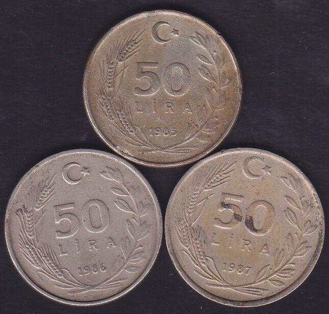 1985-86-87 Yılları 50 Lira