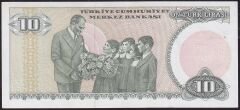 7.Emisyon 1.Tertip 10 Lira C15 651094 Çilaltı Çil