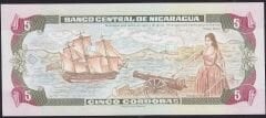 Nikaragua 5 Cordobas 1995 Çil Pick 180