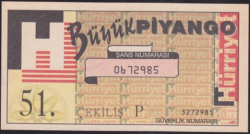 HÜRRİYET BÜYÜK PİYANGO 51.ÇEKİLİŞ