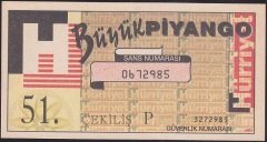 HÜRRİYET BÜYÜK PİYANGO 51.ÇEKİLİŞ