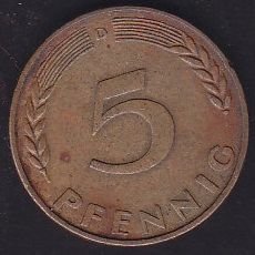 Almanya 5 Pfennig 1950 D