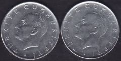1978 Yılı 1 Lira (Ters Düz Takım)