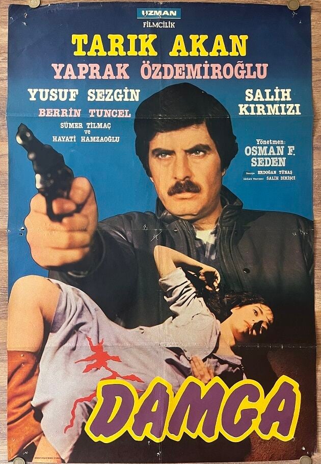 Tarık Akan - Yaprak Özdemiroğlu - Damga - Film Afişi