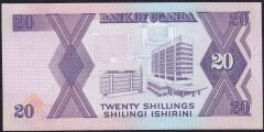 Uganda 20 Şiling 1988 Çil Pick 29