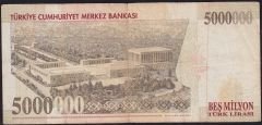 7.Emisyon 5 000 000 Lira D11 115827 Çok Temiz