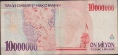 7.Emisyon 10 000 000 Lira C15 031619 Temiz