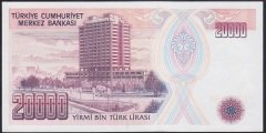 7.EMİSYON 1.TERTİP 20000 LİRA F26 123595 ÇİLALTI ÇİL