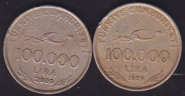 1999-2000 Yılı 100000 Lira
