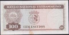 Timor 100 Escudos 1963 Çilaltı Çil Pick 28a ( Sararma var)