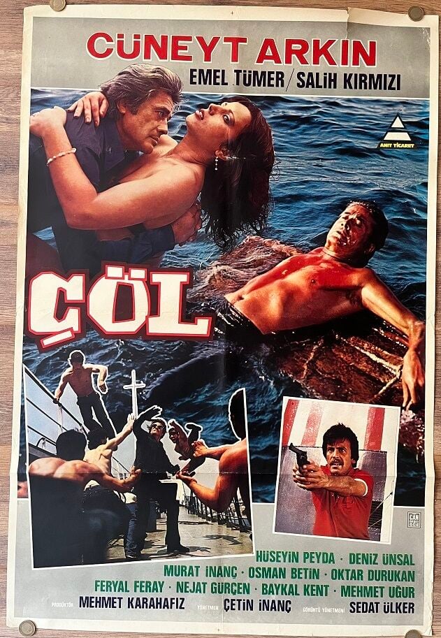 Cüneyt Arkın - Emel Tümer - Çöl - Film Afişi