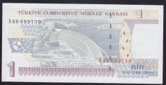 8.Emisyon 1 YTL A48 699739 Çilaltı