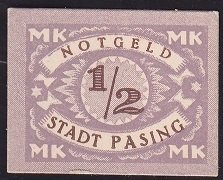 ALMANYA  1/2 MARK NOTGELD ÇİL