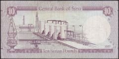 Suriye 10 Pound 1977 Çok Temiz