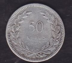 1948 Yılı 50 Kuruş Gümüş