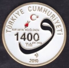 Kuran'ın Nuzülünün 1400.Yılı Madalya