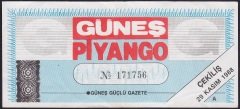 GÜNEŞ PİYANGO 29 KASIM 1988