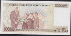 7.EMİSYON 2.TERTİP 100000 LİRA D22 794901 ÇÇT +