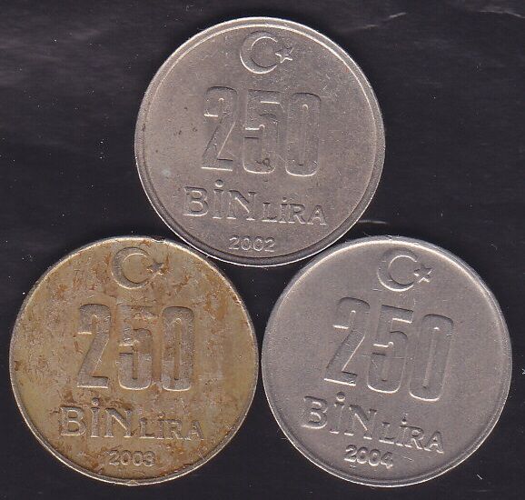 2002-03-04 Yılı 250 Bin Lira