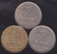 2002-03-04 Yılı 250 Bin Lira