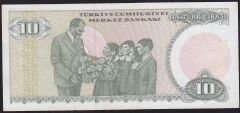 7.Emisyon 1.Tertip 10 Lira C01 005179 Çok Çok Temiz+