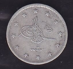 1327/2 Reşat 2 Kuruş Gümüş