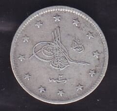 1327/2 Reşat 2 Kuruş Gümüş