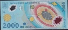 Romanya 2000 Lei 1999 Çil Pick 111 Polimer