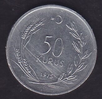 1975 Yılı 50 Kuruş