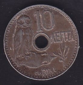 Yunanistan 10 Lepta 1912