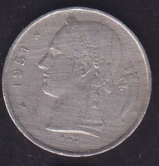 Belçika 1 Frank 1951