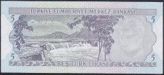 6.EMİSYON 2.TERTİP 5 LİRA I85 165842 ÇİLALTI ÇİL