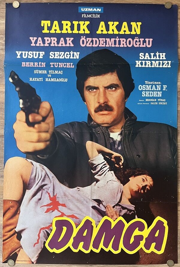 Tarık Akan - Yaprak Özdemiroğlu - Damga - Film Afişi