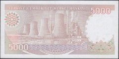 7.Emisyon 4.Tertip 5000 Lira I40 116592 Çil