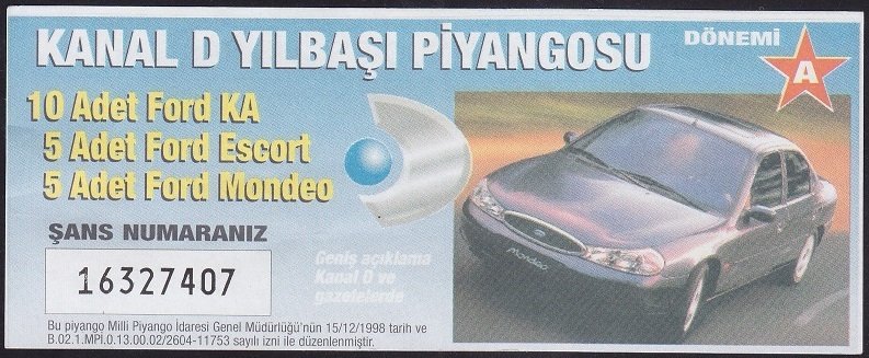 KANAL D YILBAŞI PİYANGOSU