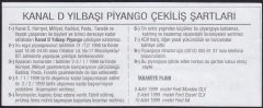 KANAL D YILBAŞI PİYANGOSU