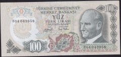6.EMİSYON 2.TERTİP 100 LİRA H04 043958 ÇÇT ÇİLALTI