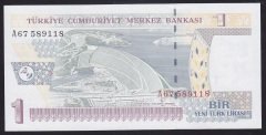 8.Emisyon 1 YTL A67 589118 Çilaltı