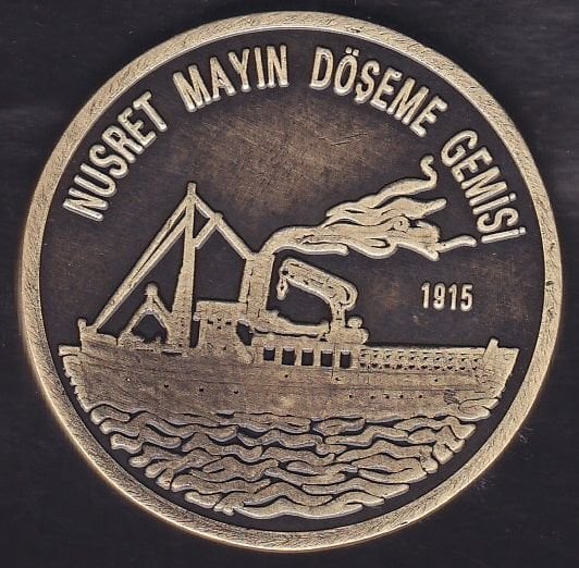Nusret Mayın Döşeme Gemisi Madalya Çil 43mm