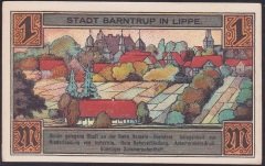 ALMANYA 1 MARK NOTGELD 1921 ÇİL