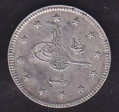 1327/4 Reşat 2 Kuruş Gümüş