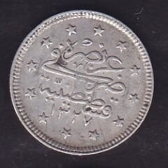 1327/4 Reşat 2 Kuruş Gümüş