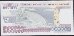 7.Emisyon 3.Tertip 1 000 000 Lira P77 499530 Çil