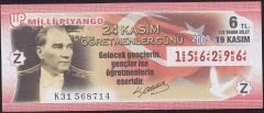2009 19 Kasım Yarım Bilet - Z Serisi