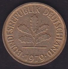 Almanya 5 Pfennig 1979 D