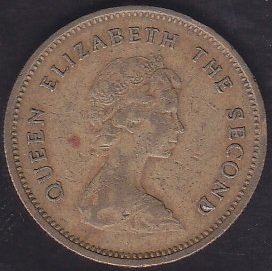 HONG KONG 50 CENT 1977