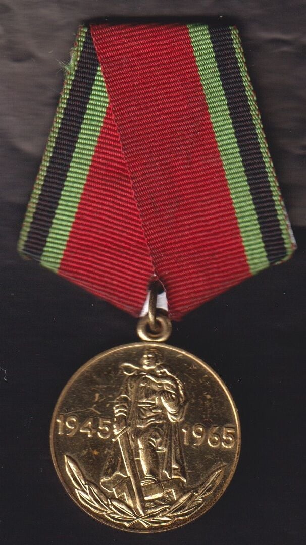 Rusya Askeri Madalya 2.Dünya savaşı 20.yıl 1965